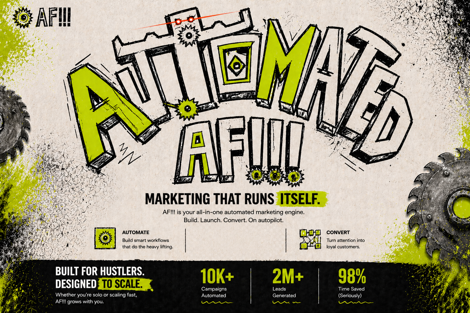 Automated AF hero artwork